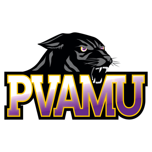 Prairie View A&M Panthers - 5 Logo Minis (Mixed Sizes) - Official NCAA - Reusable Vinyl Decals