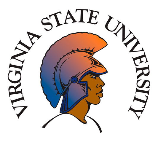 Virginia State Trojans - 5 Logo Minis (Mixed Sizes) - Official NCAA - Reusable Vinyl Decals