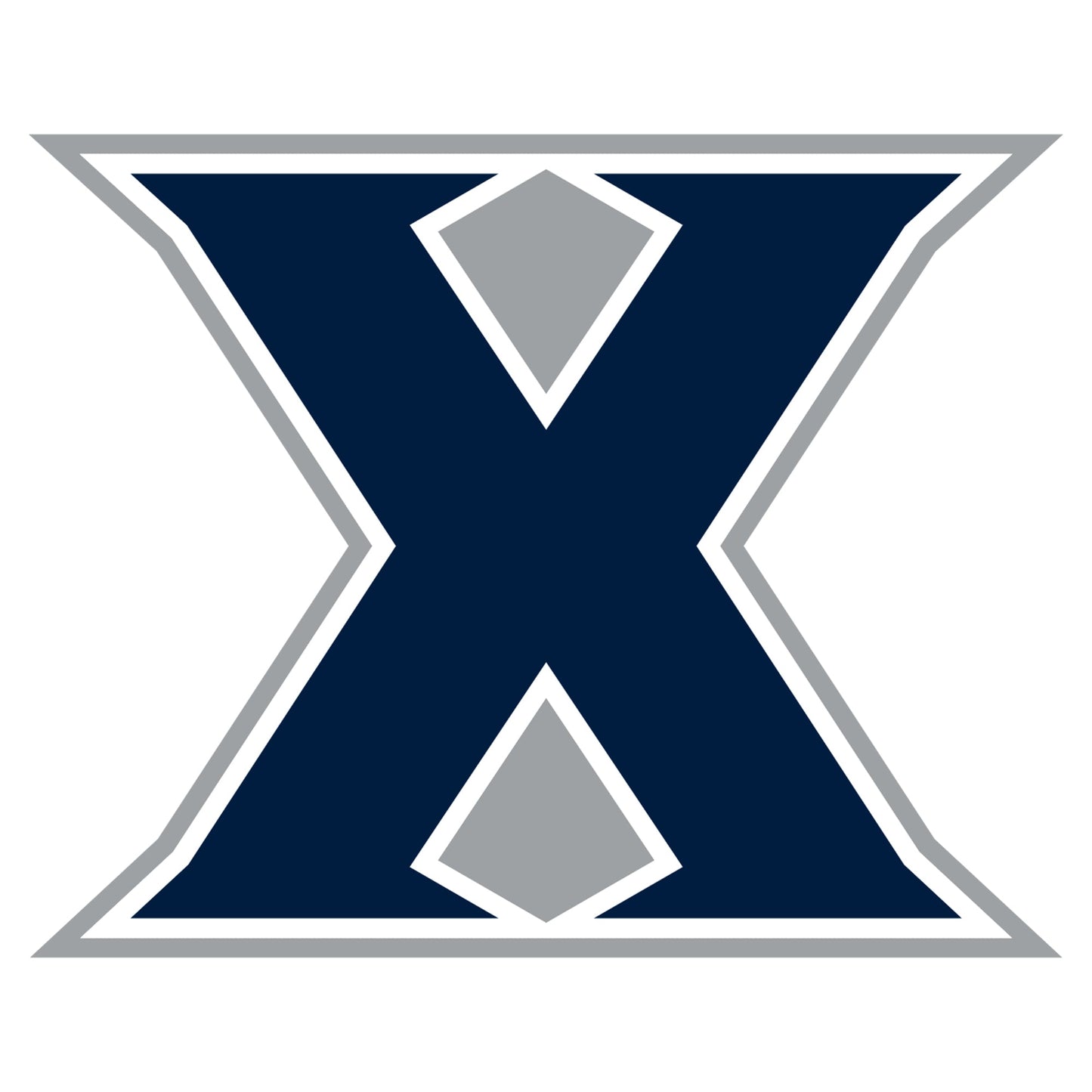 Xavier Musketeers - 5 Logo Minis (Mixed Sizes) - Official NCAA - Reusable Vinyl Decals