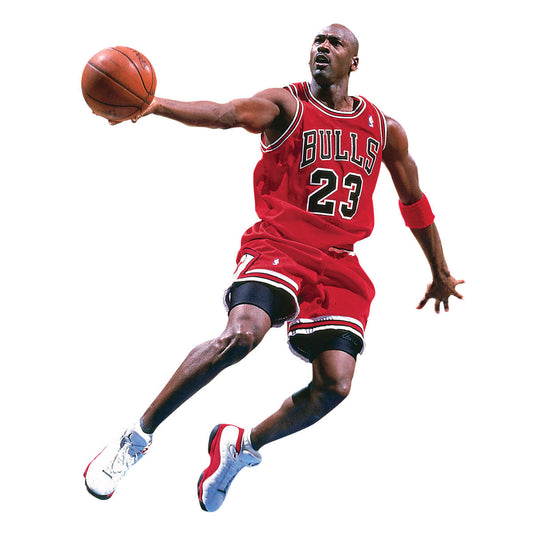 Michael Jordan - 5 Scoring Minis (Mixed Sizes) - Official NBA - Chicago Bulls - Reusable Vinyl Decals