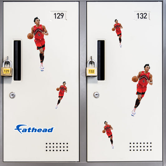 Scottie Barnes - 5 Minis (Mixed Sizes) - Official NBA - Toronto Raptors - Reusable Vinyl Decals