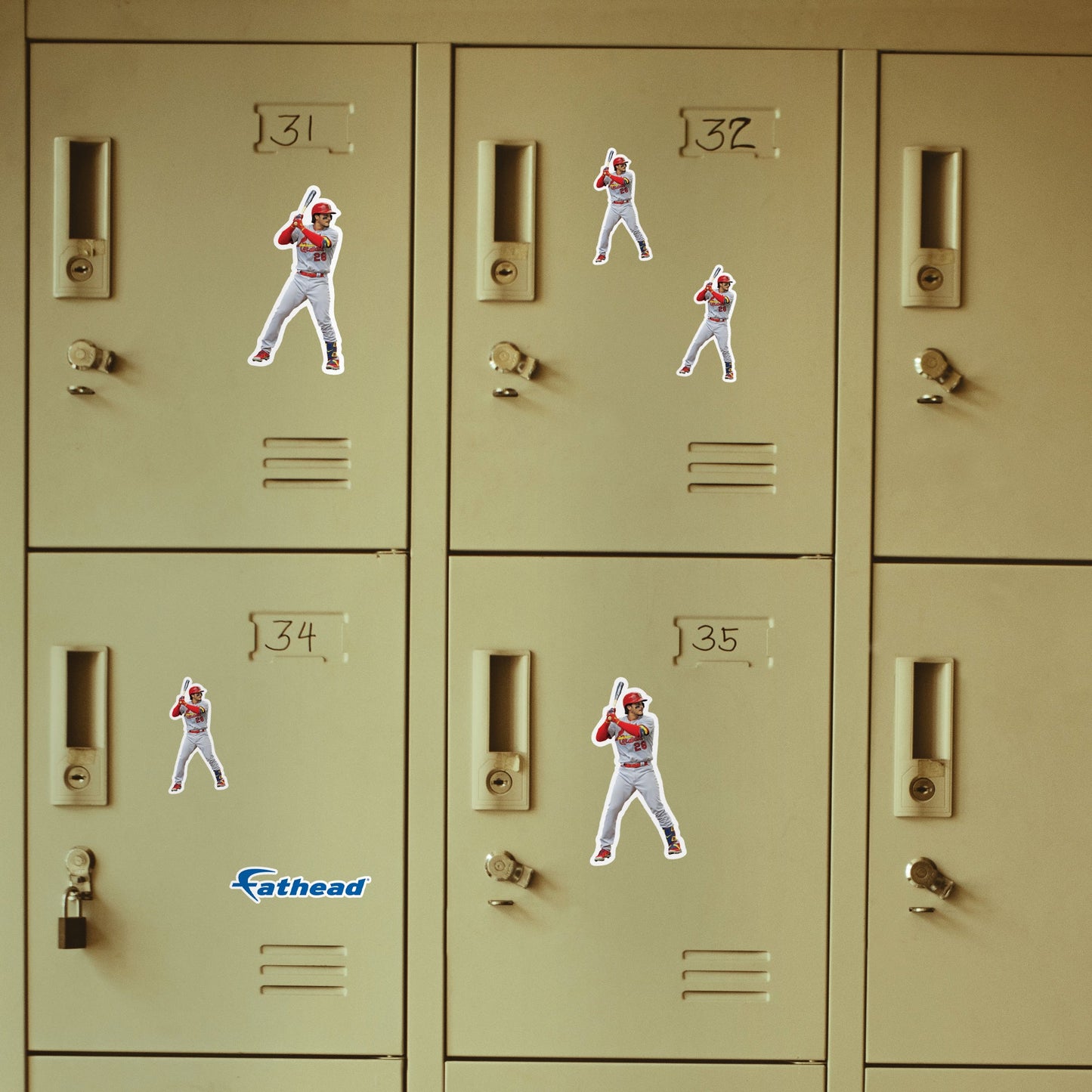 Nolan Arenado - 5 Player Minis (Mixed Sizes) - Official MLB - St. Louis Cardinals - Reusable Vinyl Decals