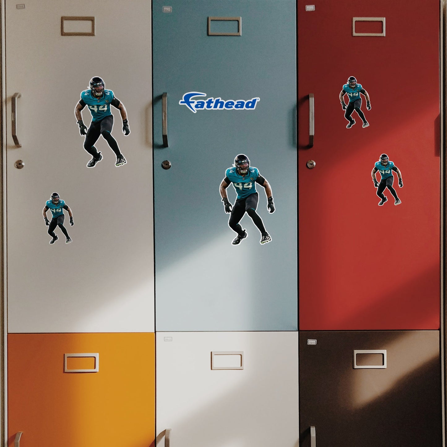 Travon Walker - 5 Minis (Mixed Sizes) - Official NFL - Jacksonville Jaguars - Reusable Vinyl Decals