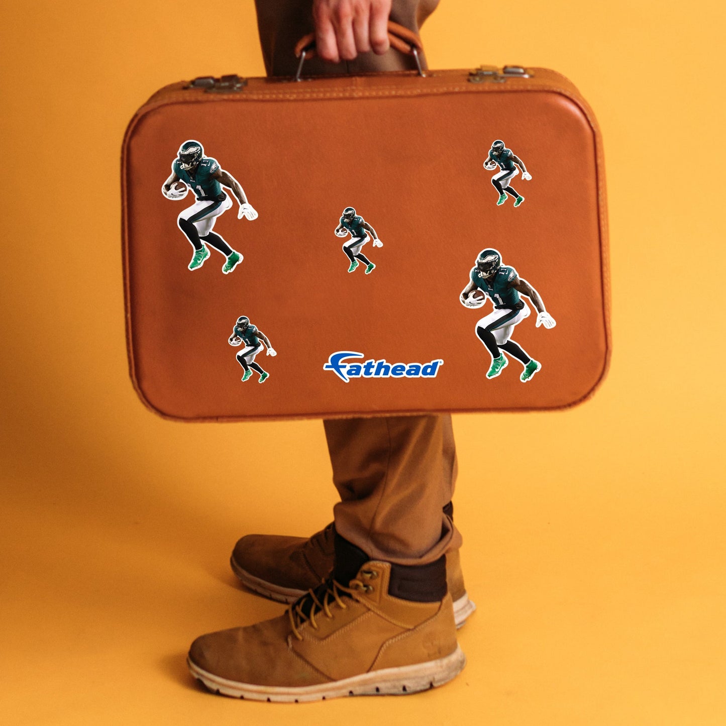 A.J. Brown - 5 Minis (Mixed Sizes) - Official NFL - Philadelphia Eagles - Reusable Vinyl Decals