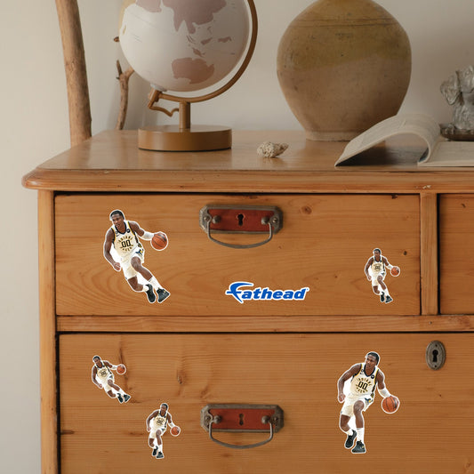 Bennedict Mathurin - 5 Minis (Mixed Sizes) - Official NBA - Indiana Pacers - Reusable Vinyl Decals