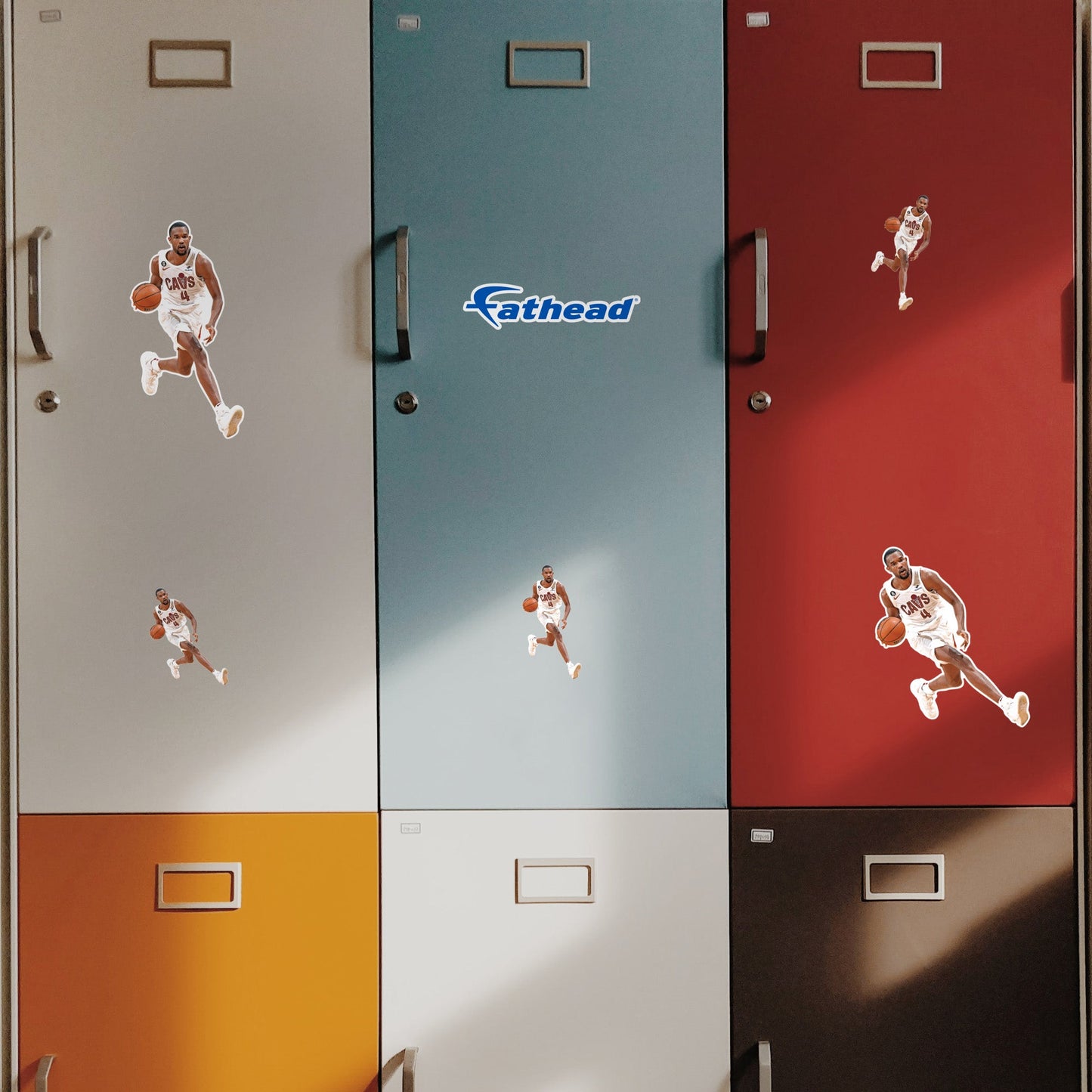 Evan Mobley - 5 Minis (Mixed Sizes) - Official NBA - Cleveland Cavaliers - Reusable Vinyl Decals #2