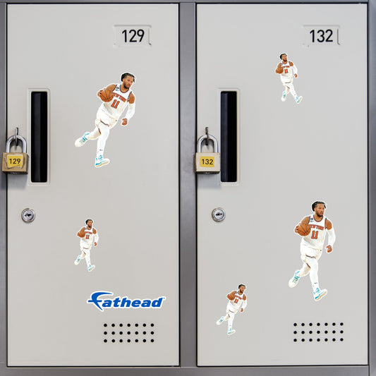Jalen Brunson - 5 Minis (Mixed Sizes) - Official NBA - New York Knicks - Reusable Vinyl Decals