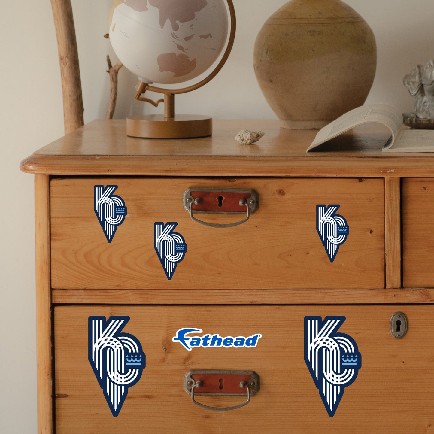 Kansas City Royals - 5 Logo Minis (Mixed Sizes) - Official MLB - Reusable Vinyl Decals #2
