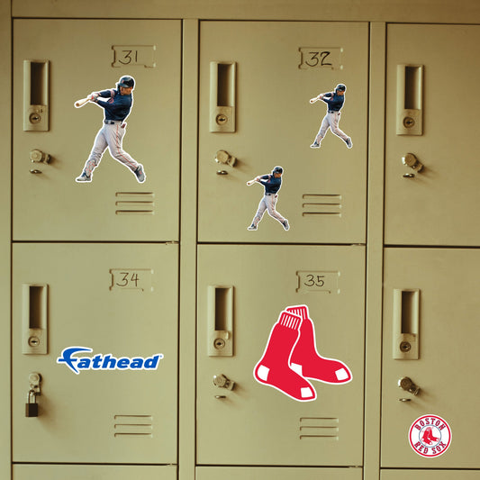 Masataka Yoshida - 5 Minis (Mixed Sizes) - Official MLB - Boston Red Sox - Reusable Vinyl Decals