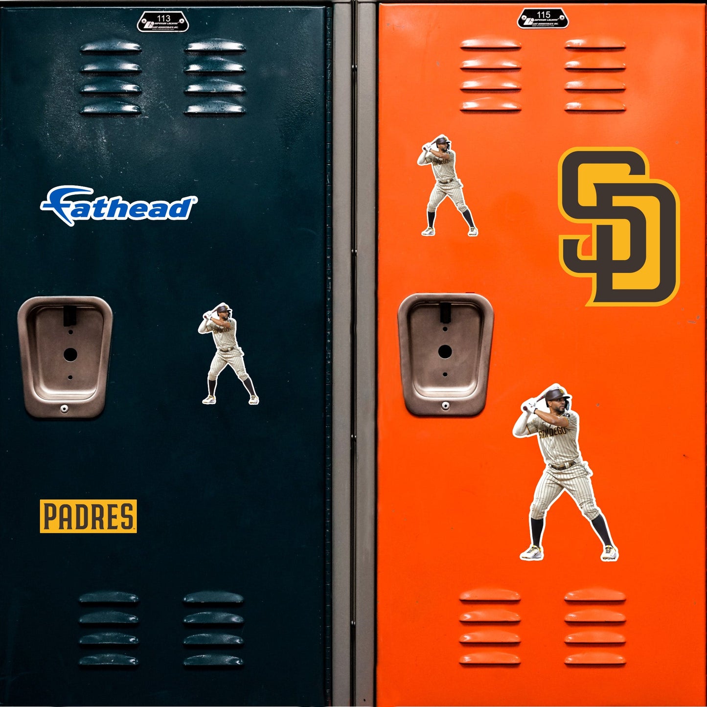 Xander Bogaerts - 5 Minis (Mixed Sizes) - Official MLB - San Diego Padres - Reusable Vinyl Decals