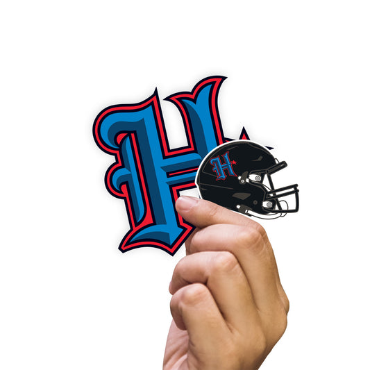 Houston Texans - 5 Logo Minis (Mixed Sizes) - Official NFL - Reusable Vinyl Decals #1