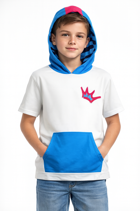 SHORT SLEEVE DRIP HOODIE