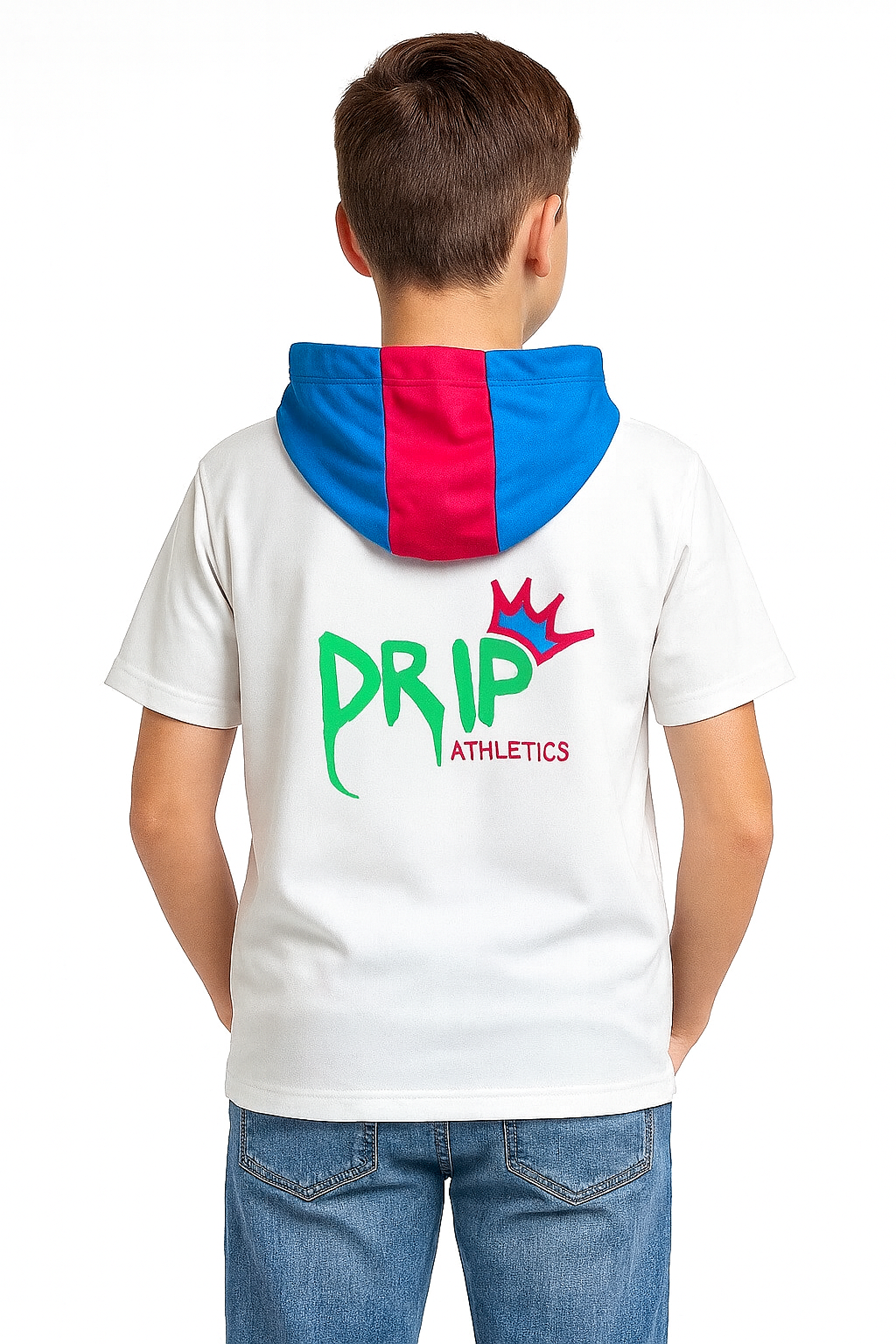 SHORT SLEEVE DRIP HOODIE