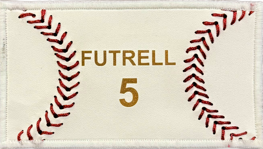 Custom Leather Baseball Patch