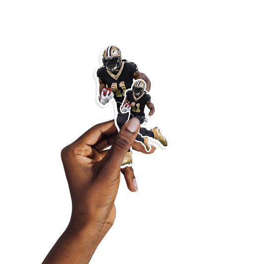Alvin Kamara - 5 Player Minis (Mixed Sizes) - Official NFL - New Orleans Saints - Reusable Vinyl Decals
