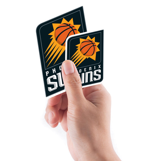 Phoenix Suns - 5 Logo Minis (Mixed Sizes) - Official NBA - Reusable Vinyl Decals