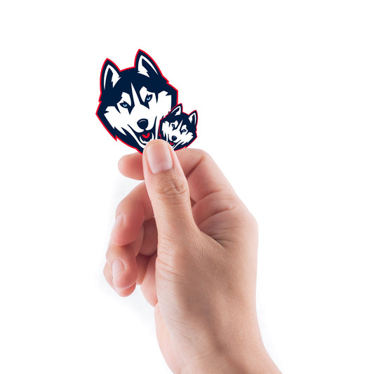 UConn Huskies - 5 Logo Minis (Mixed Sizes) - Official NCAA - Reusable Vinyl Decals #1