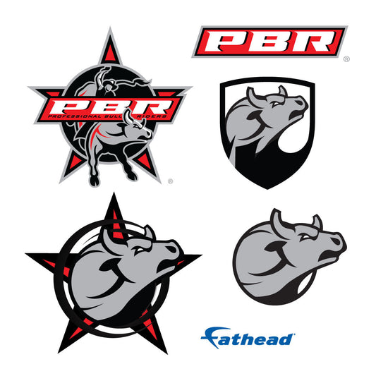 PBR:  Bulls Minis        - Officially Licensed Pro Bull Riding Removable     Adhesive Decal