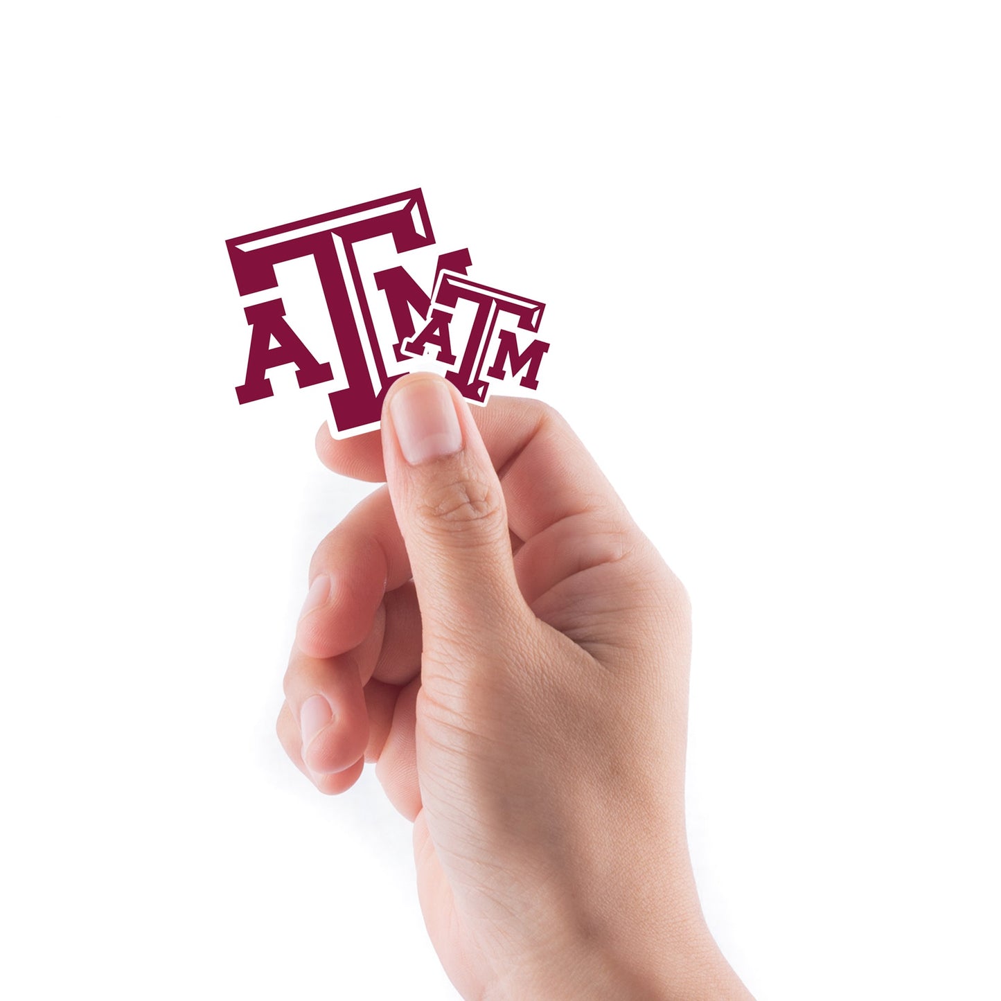Texas A&M Aggies - 5 Logo Minis (Mixed Sizes) - Official NCAA - Reusable Vinyl Decals