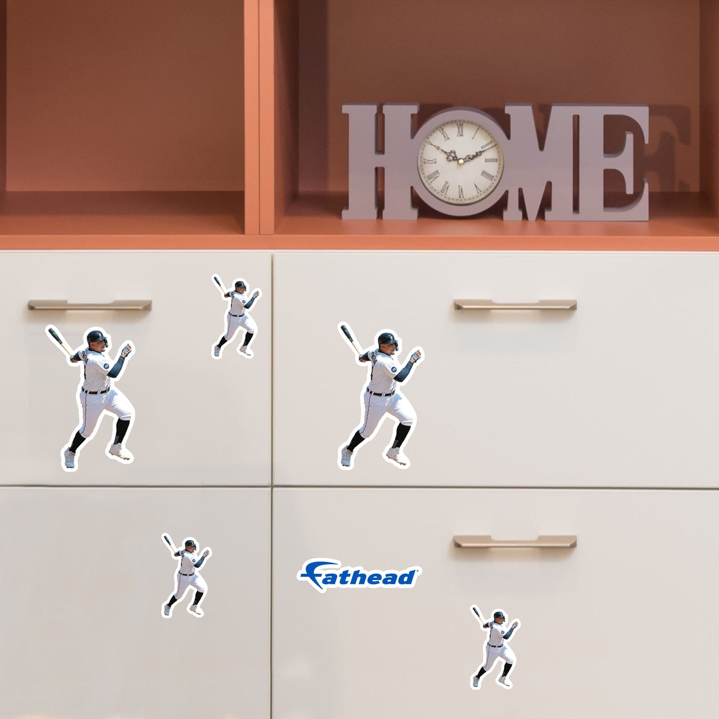 Miguel Cabrera - 5 Player Minis (Mixed Sizes) - Official MLB - Detroit Tigers - Reusable Vinyl Decals