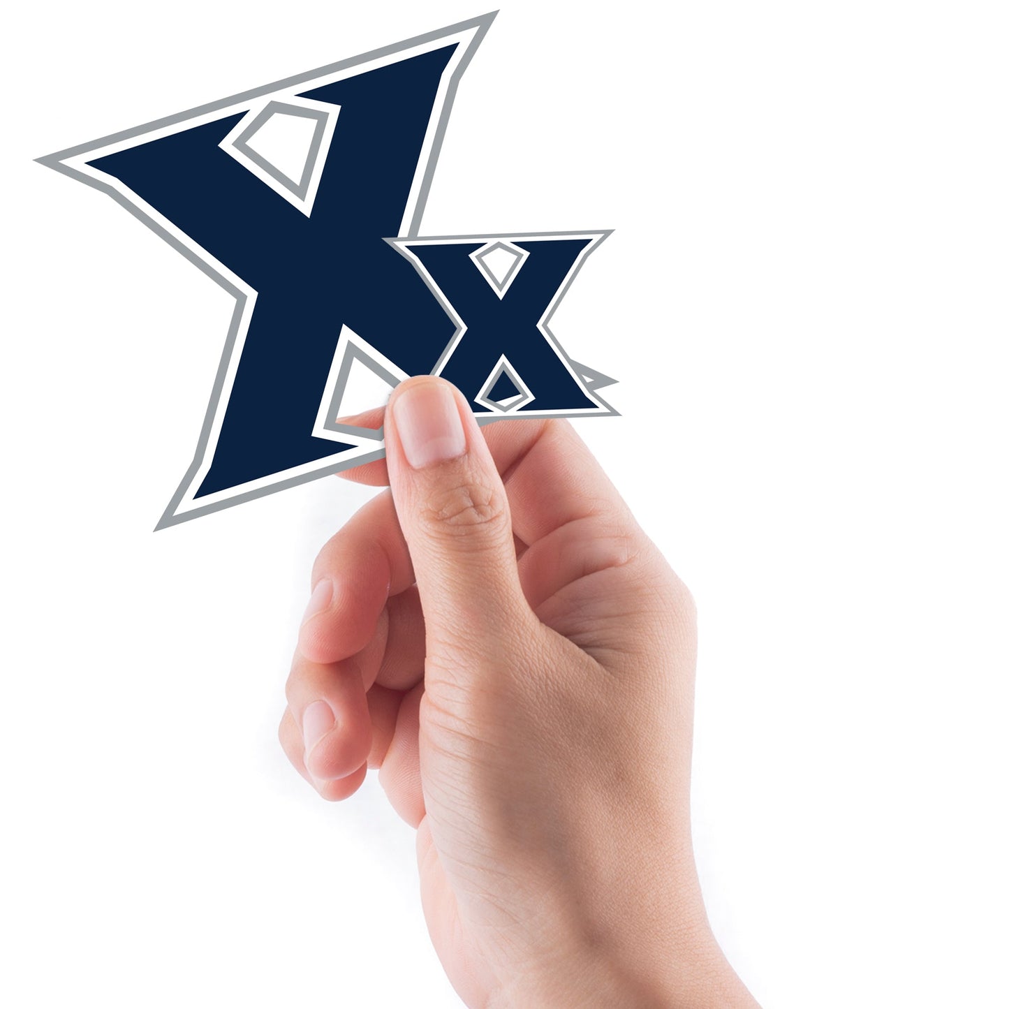 Xavier Musketeers - 5 Logo Minis (Mixed Sizes) - Official NCAA - Reusable Vinyl Decals