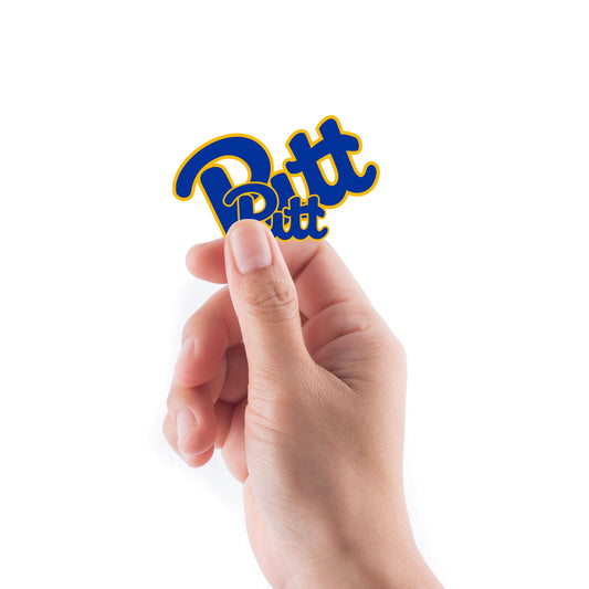 Pittsburgh Panthers - 5 Logo Minis (Mixed Sizes) - Official NCAA - Reusable Vinyl Decals