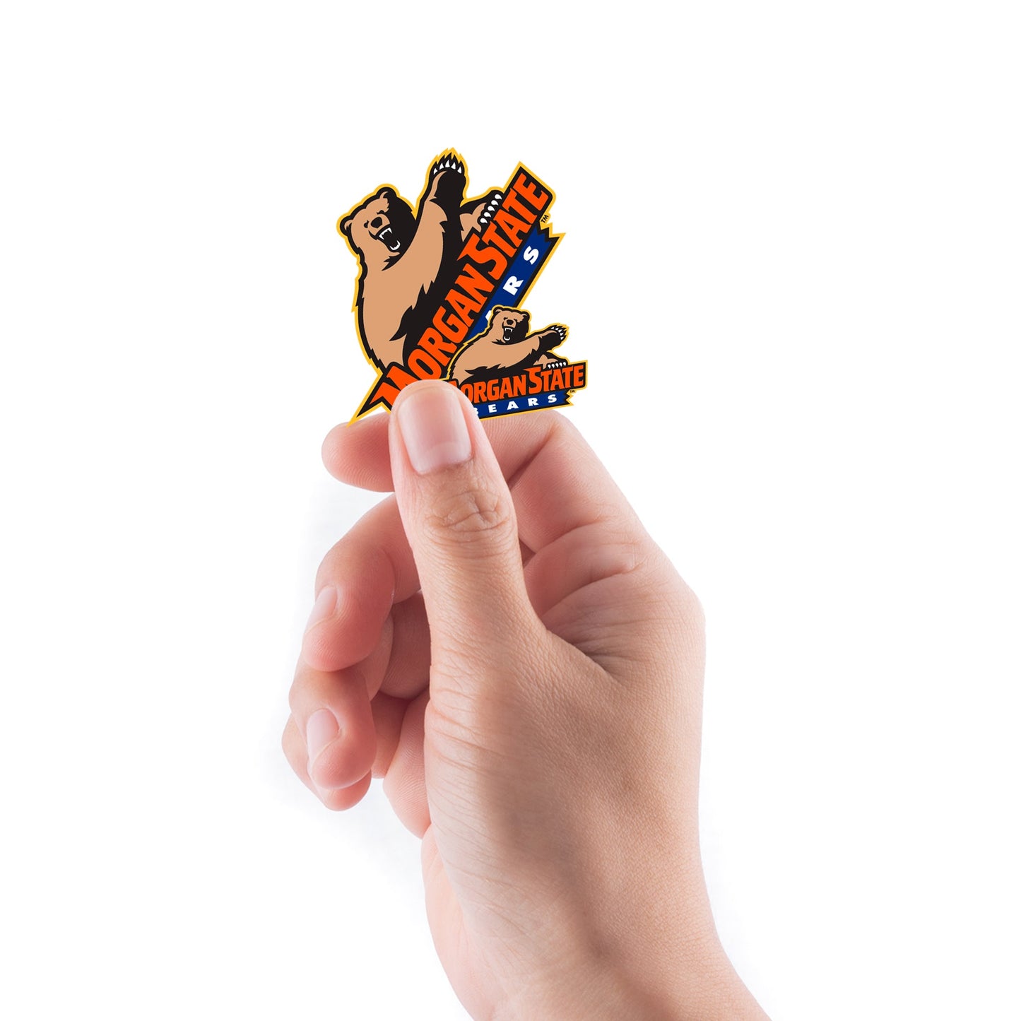 Morgan State Bears - 5 Logo Minis (Mixed Sizes) - Official NCAA - Reusable Vinyl Decals