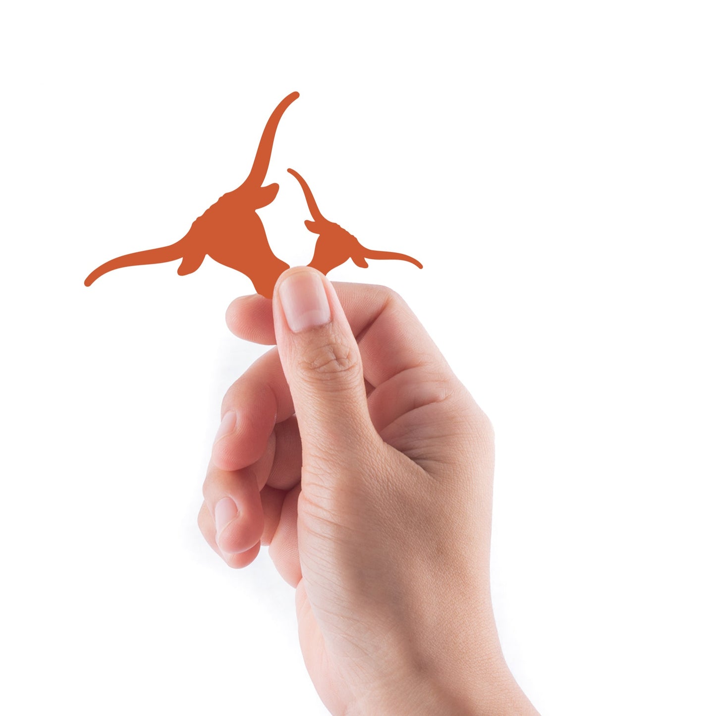 Texas Longhorns - 5 Logo Minis (Mixed Sizes) - Official NCAA - Reusable Vinyl Decals