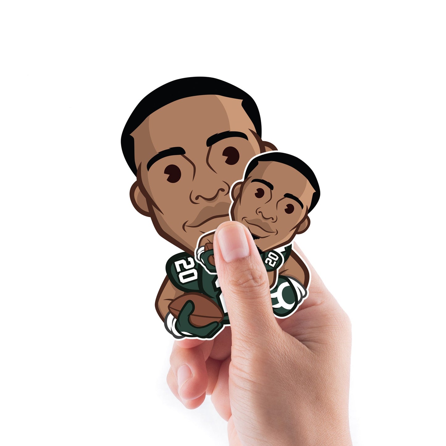 Breece Hall - 5 Emoji Minis (Mixed Sizes) - Official NFLPA - New York Jets - Reusable Vinyl Decals