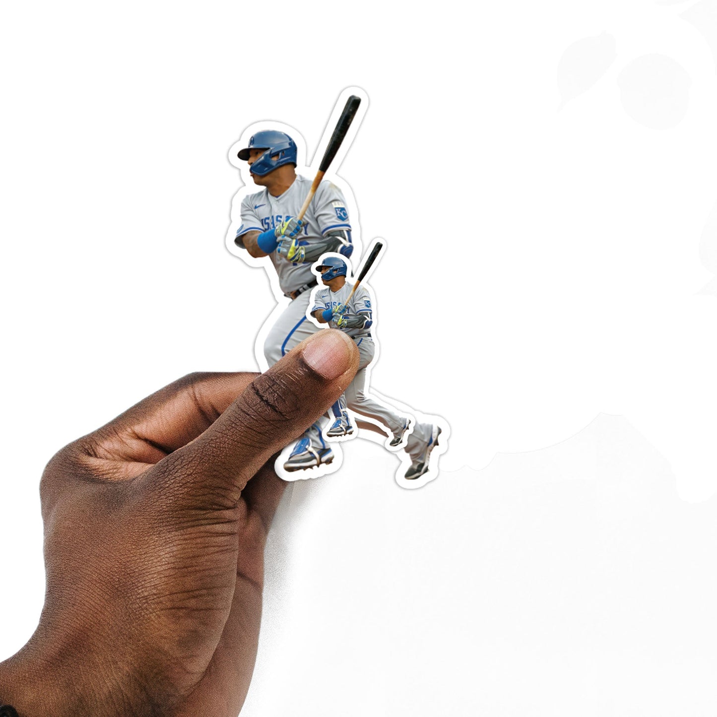 Salvador Perez - 5 Player Minis (Mixed Sizes) - Official MLB - Kansas City Royals - Reusable Vinyl Decals
