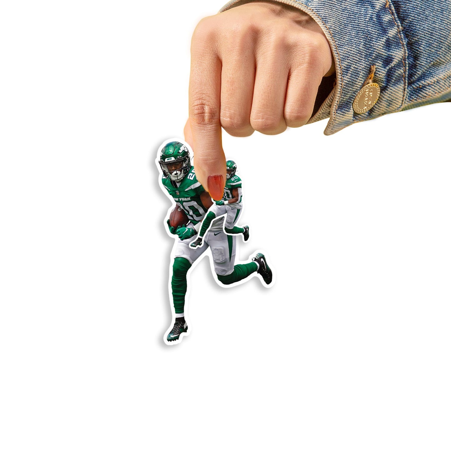 Breece Hall - 5 Minis (Mixed Sizes) - Official NFL - New York Jets - Reusable Vinyl Decals