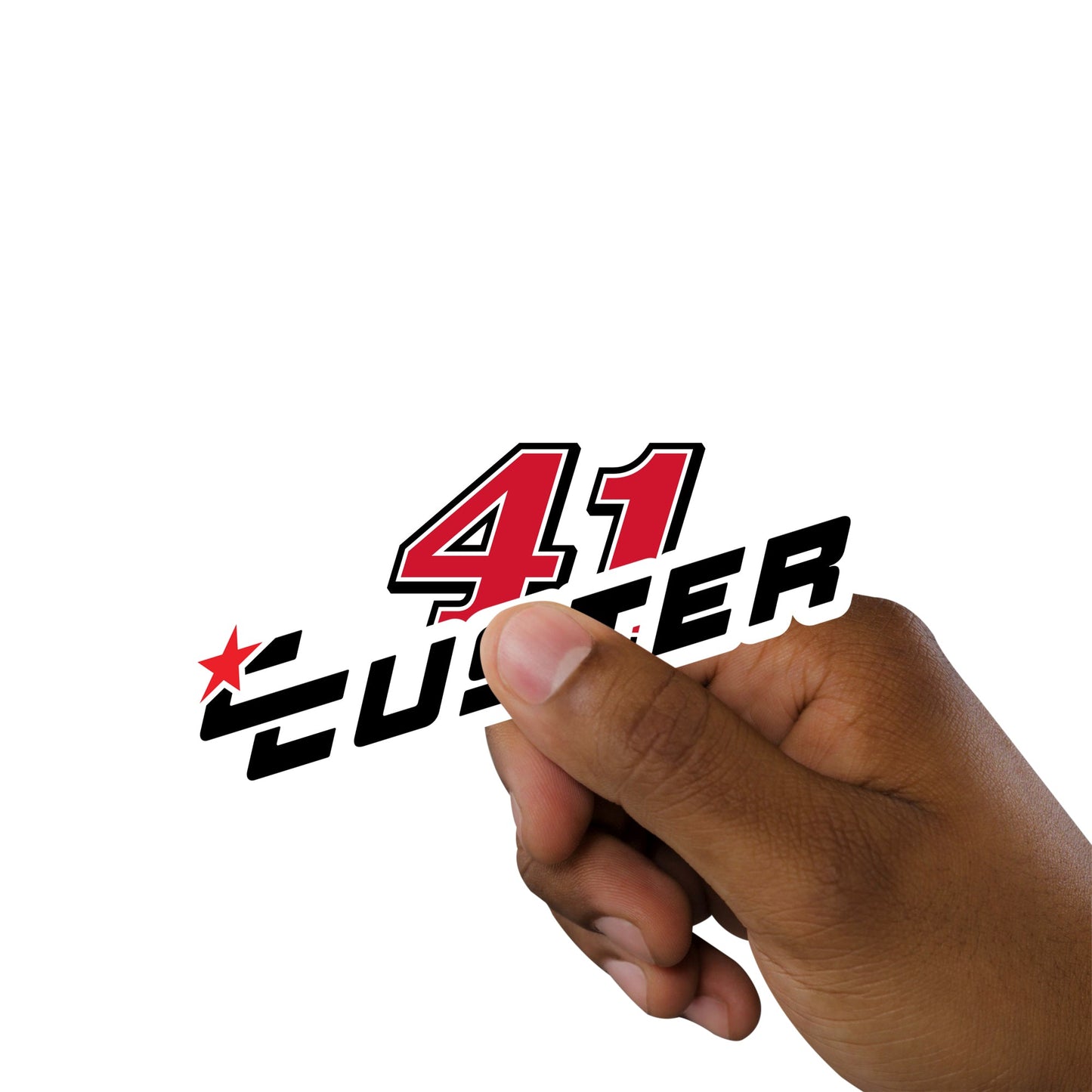 Cole Custer #41 - 5 Logo Minis (Mixed Sizes) - Official NASCAR - Reusable Vinyl Decals