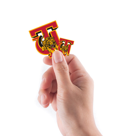 Tuskegee Golden Tigers - 5 Logo Minis (Mixed Sizes) - Official NCAA - Reusable Vinyl Decals
