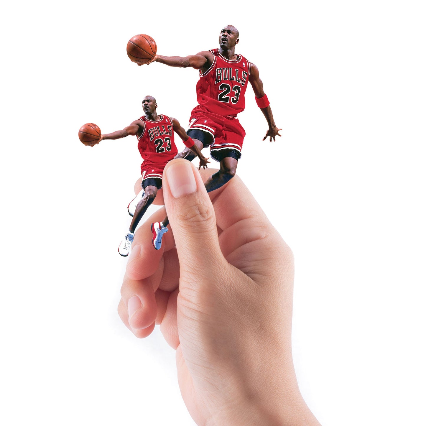 Michael Jordan - 5 Scoring Minis (Mixed Sizes) - Official NBA - Chicago Bulls - Reusable Vinyl Decals