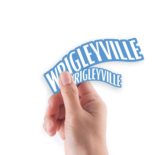 Chicago Cubs - 5 Logo Minis (Mixed Sizes) - Official MLB - Wrigleyville City Connect - Reusable Vinyl Decals