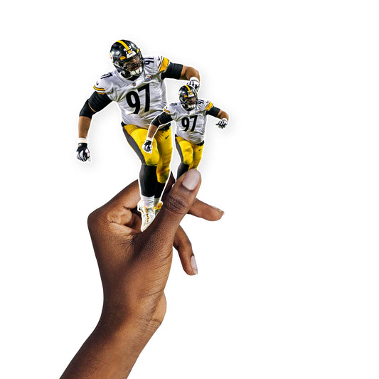 Cameron Heyward - 5 Minis (Mixed Sizes) - Official NFL - Pittsburgh Steelers - Reusable Vinyl Decals