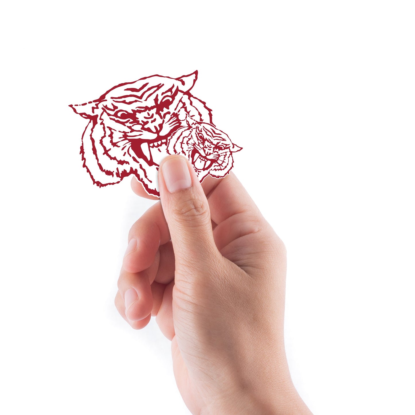 Morehouse College - 5 Logo Minis (Mixed Sizes) - Official NCAA - Morehouse Maroon Tigers - Reusable Vinyl Decals