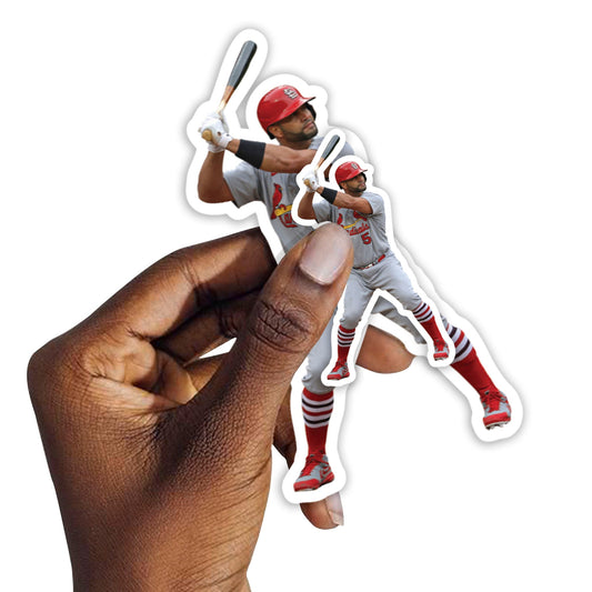 Albert Pujols - 5 Player Minis (Mixed Sizes) - Official MLB - St. Louis Cardinals - Reusable Vinyl Decals