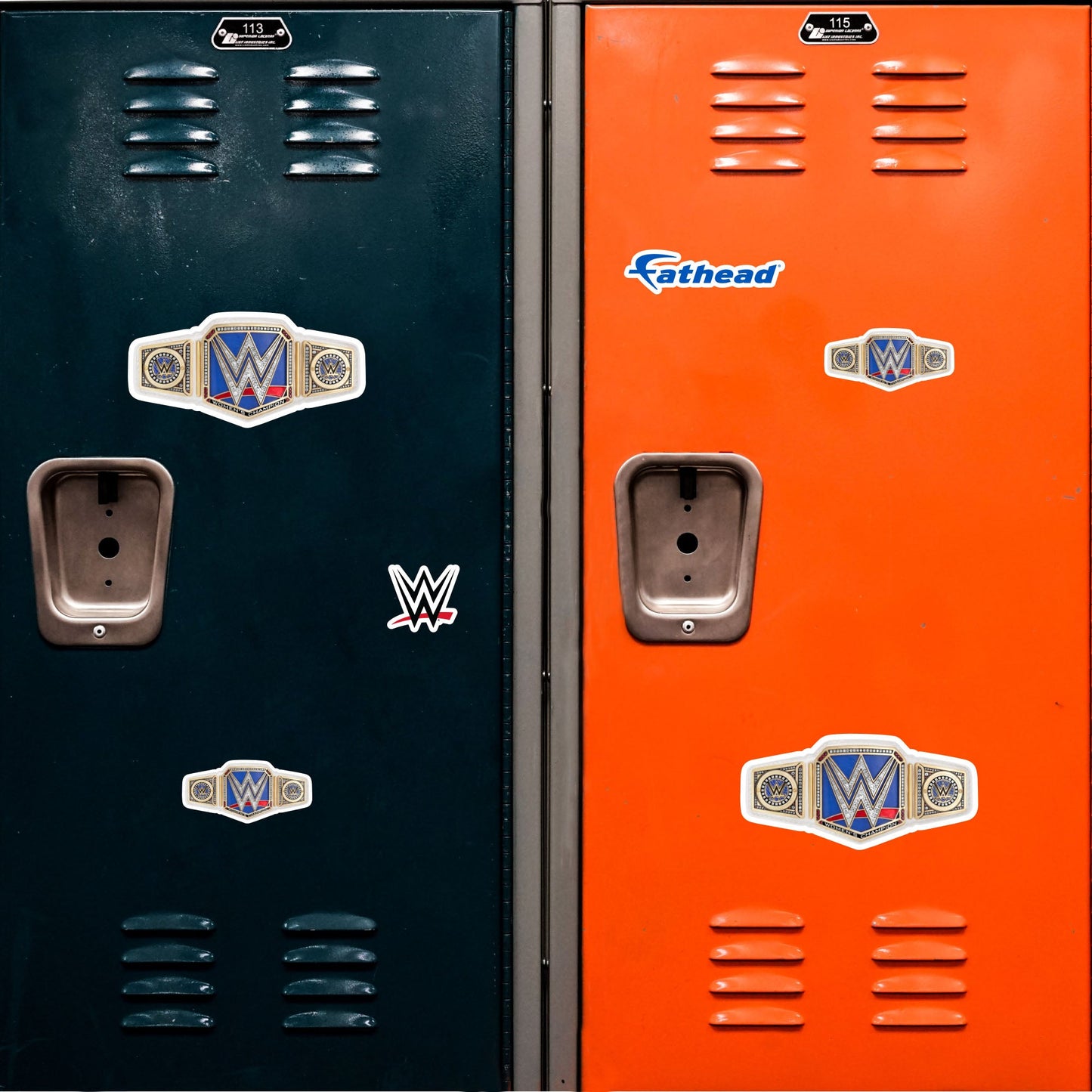 Smackdown Women's Title - 5 Minis (Mixed Sizes) - Official WWE - Reusable Vinyl Decals