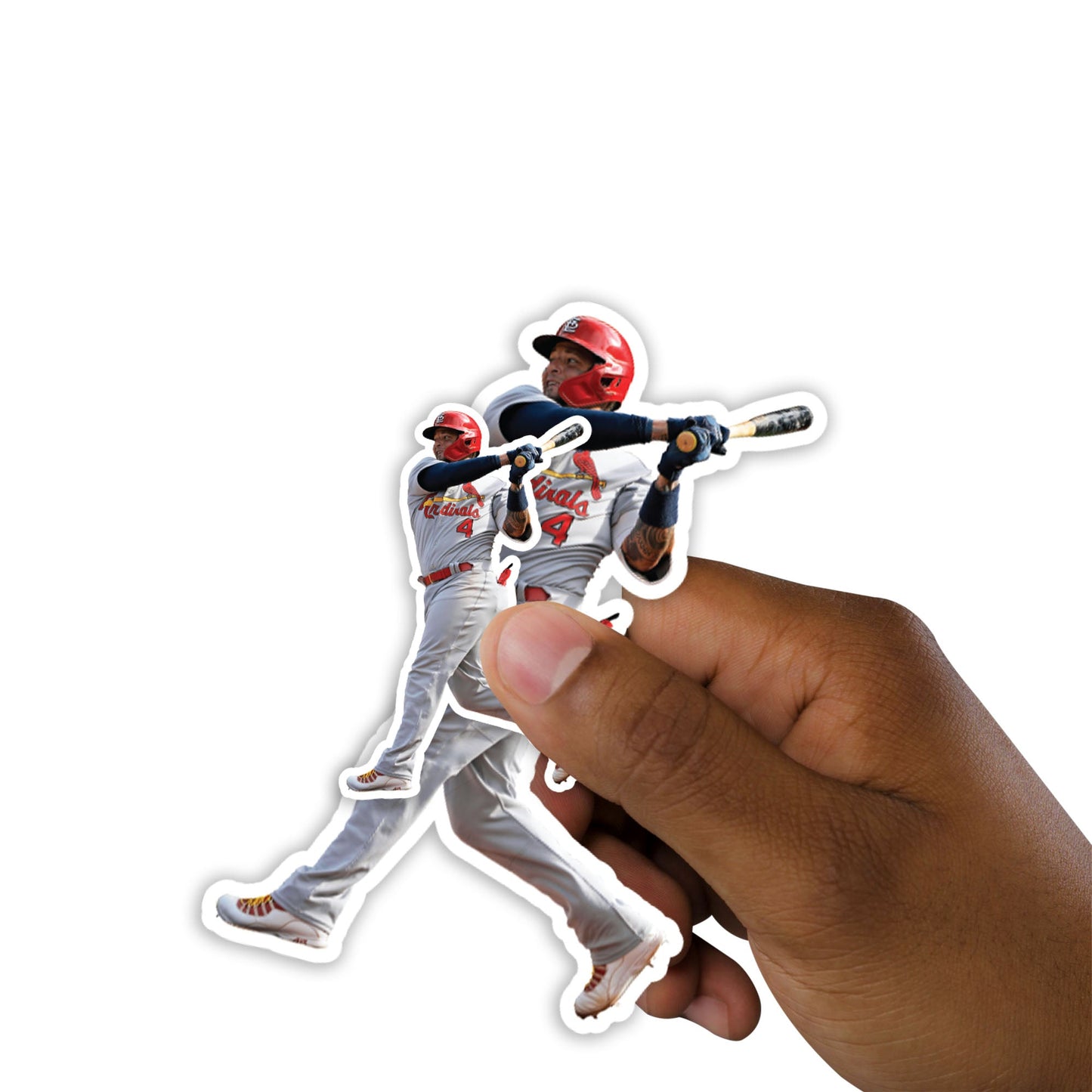 Yadier Molina - 5 Player Minis (Mixed Sizes) - Official MLB - St. Louis Cardinals - Reusable Vinyl Decals