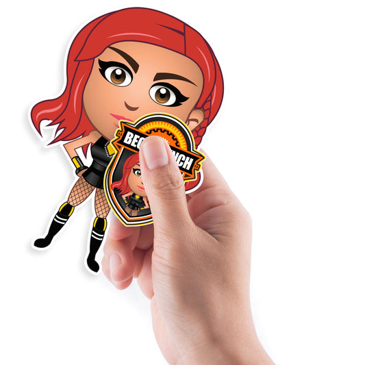 Becky Lynch - 5 Minis (Mixed Sizes) - Official WWE - Reusable Vinyl Decals