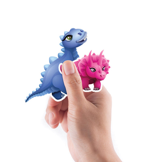 Sheet of 5 -Dinosaur: Dinosaur Friendly Vol 2 Minis        -   Removable    Adhesive Decal