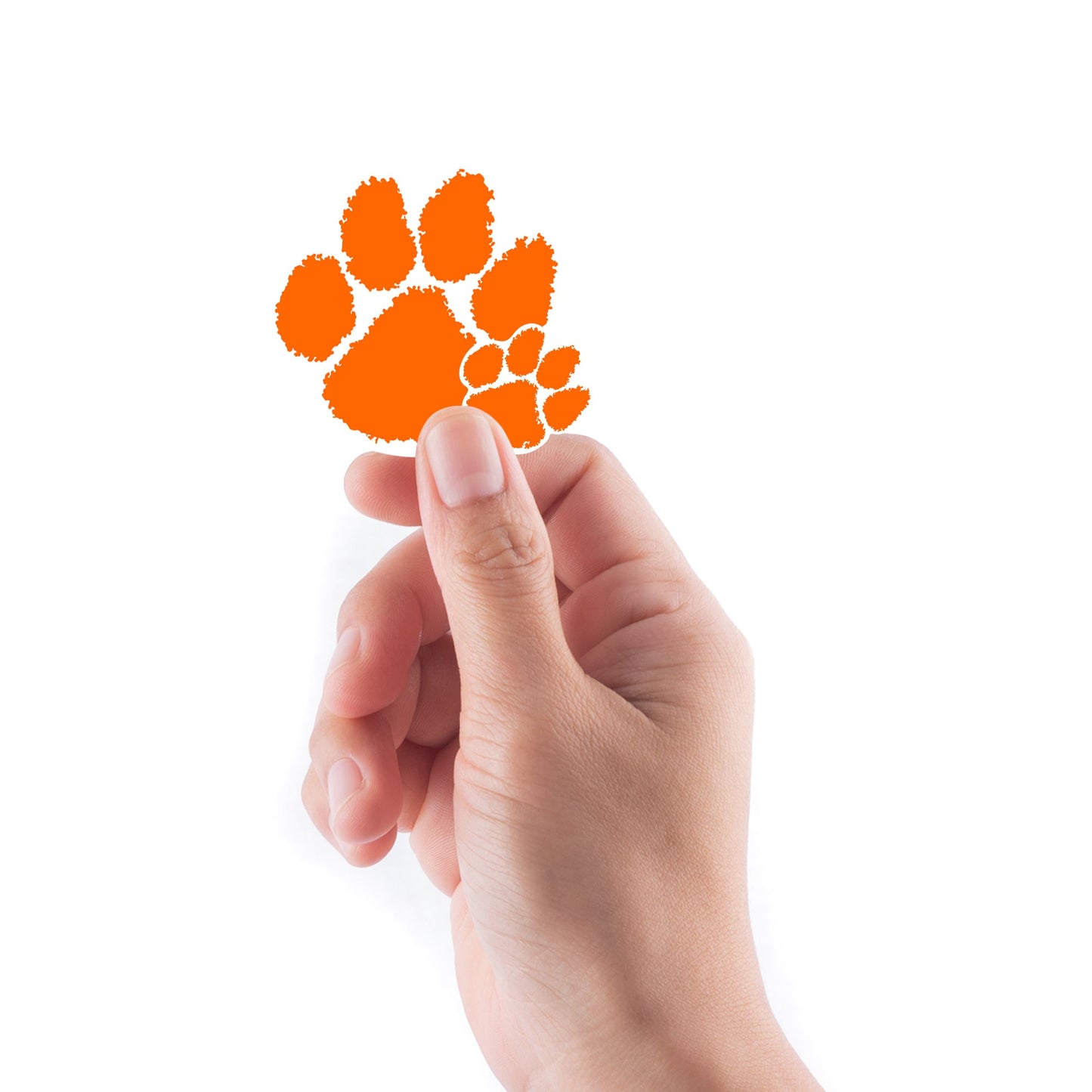 Clemson Tigers - 5 Logo Minis (Mixed Sizes) - Official NCAA - Reusable Vinyl Decals