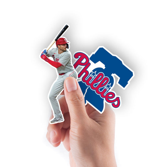 Trea Turner - 5 Minis (Mixed Sizes) - Official MLB - Philadelphia Phillies - Reusable Vinyl Decals