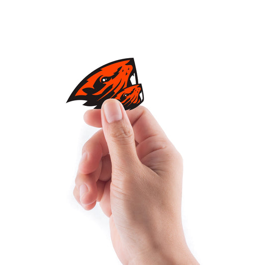 Oregon State Beavers - 5 Logo Minis (Mixed Sizes) - Official NCAA - Reusable Vinyl Decals