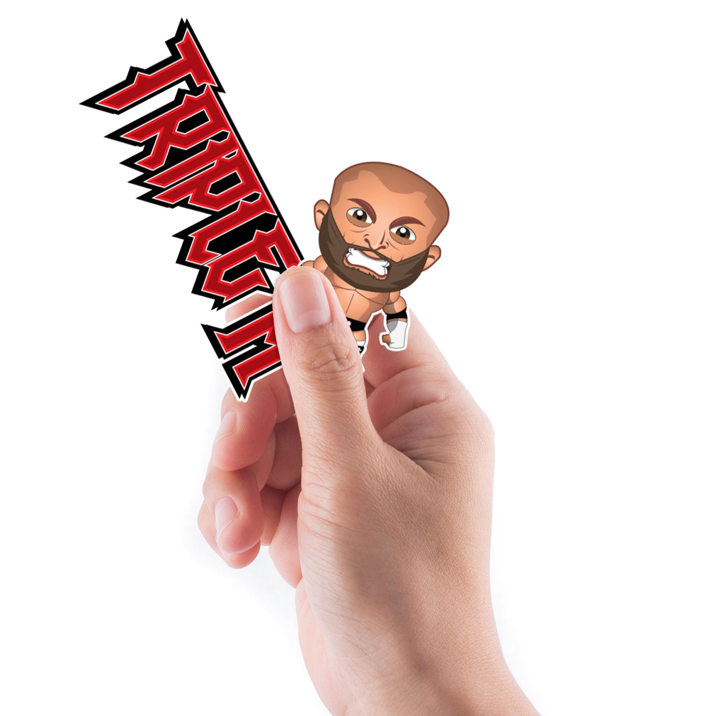 Triple H - 5 Minis (Mixed Sizes) - Official WWE - Reusable Vinyl Decals