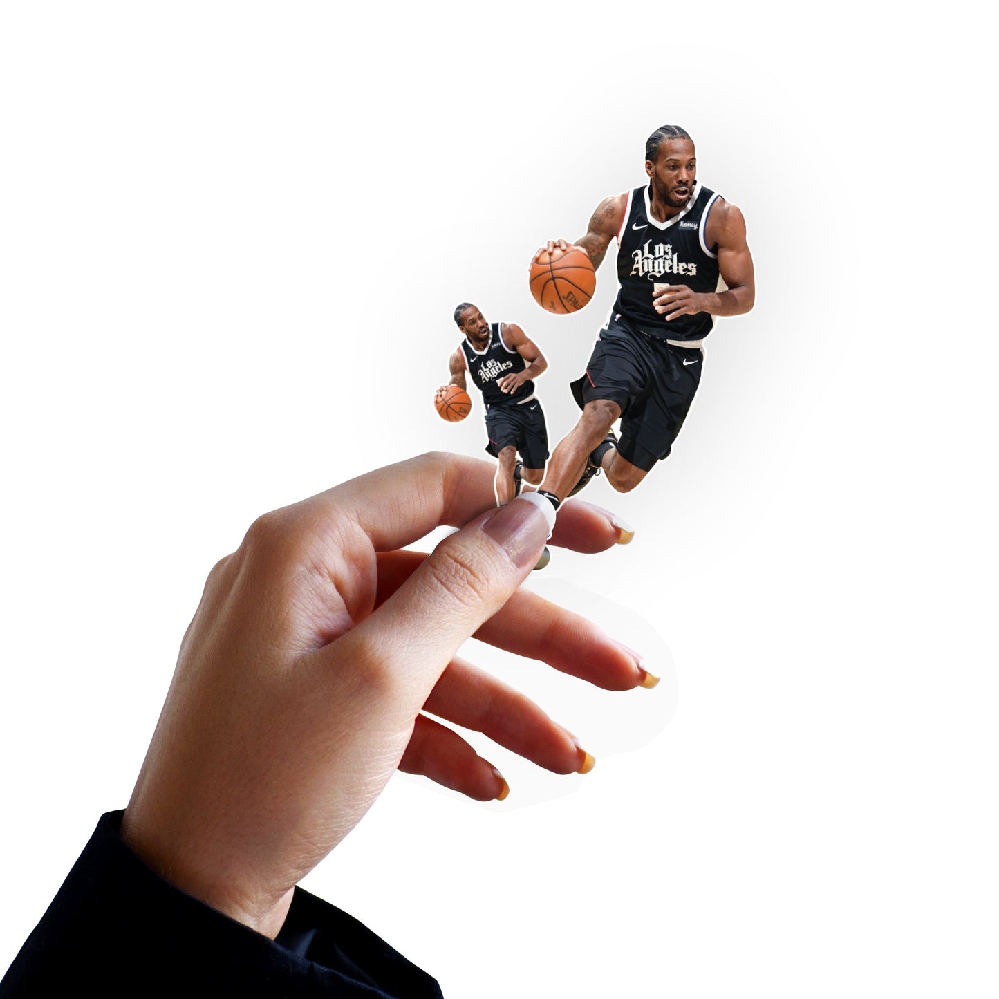 Kawhi Leonard - 5 Minis (Mixed Sizes) - Official NBA - Los Angeles Clippers - Reusable Vinyl Decals