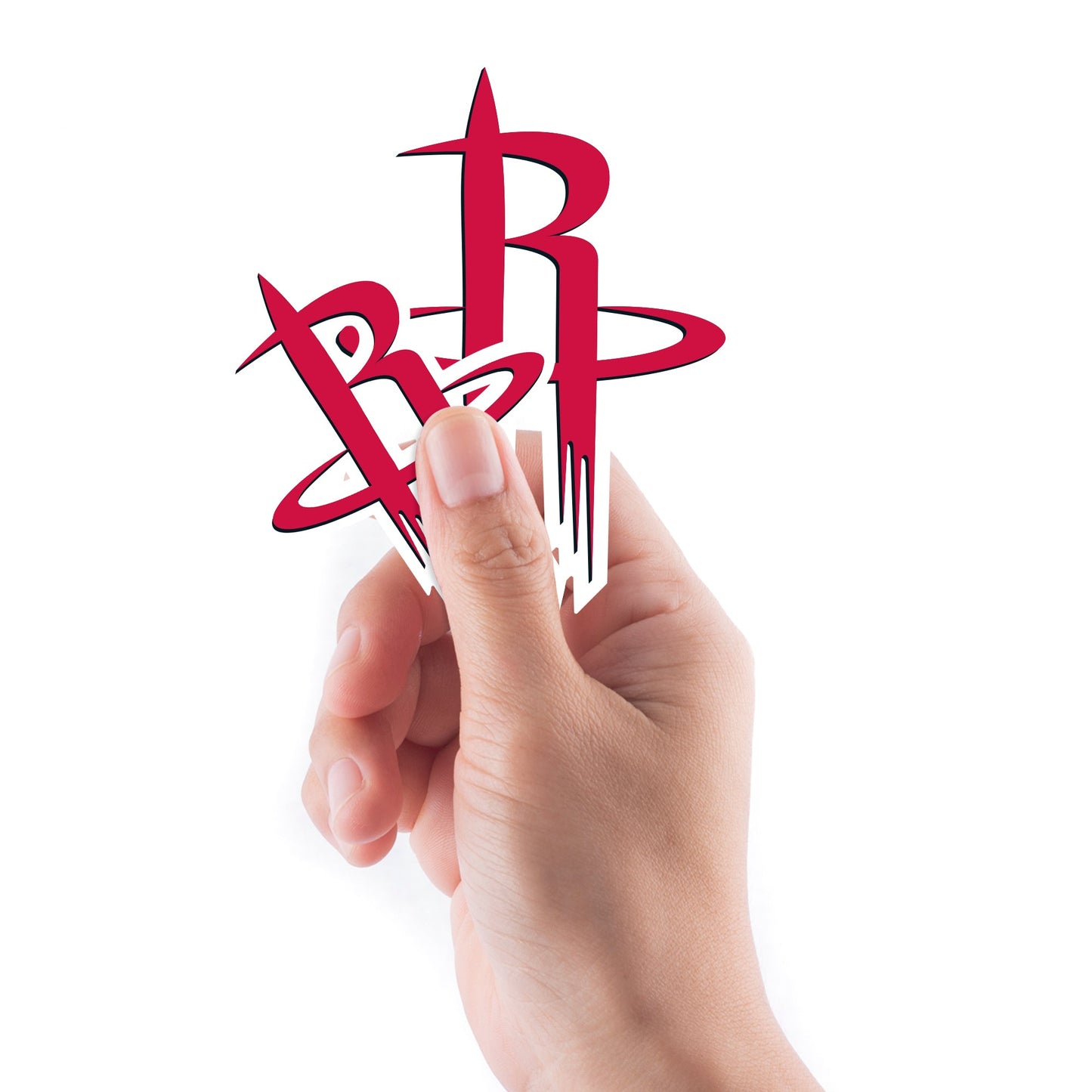 Houston Rockets - 5 Logo Minis (Mixed Sizes) - Official NBA - Reusable Vinyl Decals
