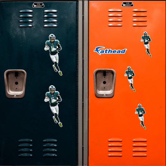 DeVonta Smith - 5 Minis (Mixed Sizes) - Official NFL - Philadelphia Eagles - Reusable Vinyl Decals