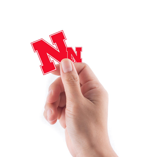 Nebraska Cornhuskers - 5 Logo Minis (Mixed Sizes) - Official NCAA - Reusable Vinyl Decals